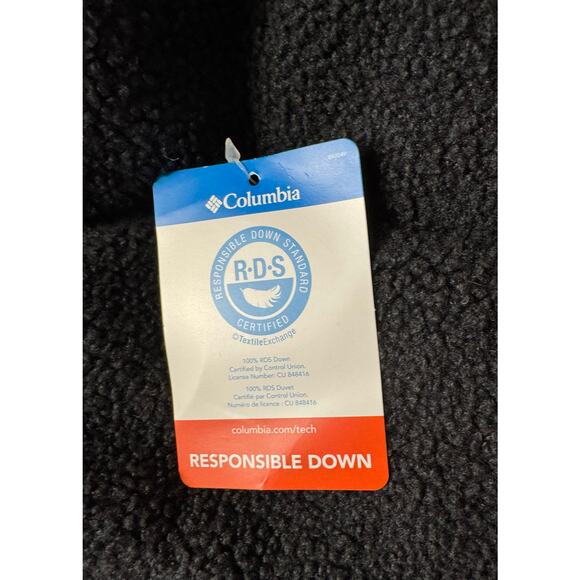 COLUMBIA Women's Ruby Falls™ Novelty Jacket BLACK SHERPA NWT SIZE XL - Picture 10 of 12